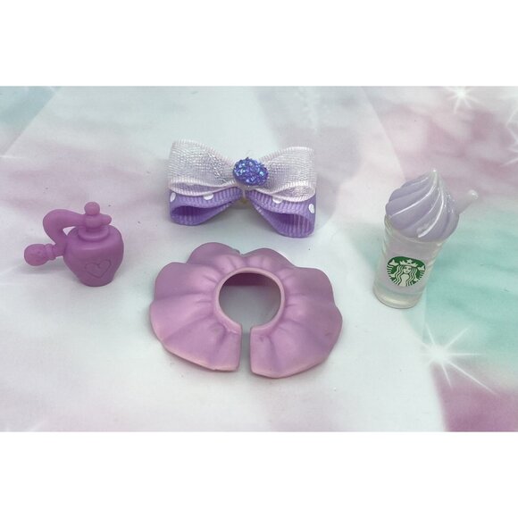 Littlest Pet Shop Original Purple Skirt And Accessories - Picture 1 of 1